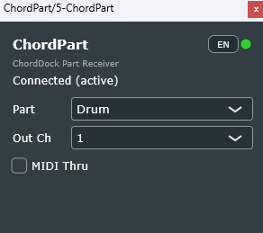 ChordPart plugin screenshot